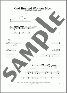Kind Hearted Woman Blues(Eric Clapton/Robert Johnson) 楽譜 ウクレレ（弾き語り） ダウンロード