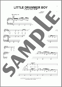 The Little Drummer Boy(Glee Cast) 楽譜 ピアノ & ボーカル & ギター ダウンロード
