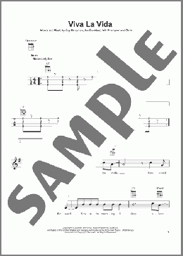 Viva La Vida(Coldplay) 楽譜 ウクレレ（弾き語り） ダウンロード