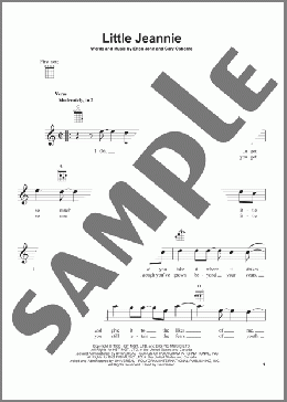 Little Jeannie(Elton John) 楽譜 ウクレレ（弾き語り） ダウンロード