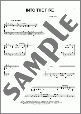 Into The Fire(Sarah McLachlan) 楽譜 ピアノ（ソロ） ダウンロード