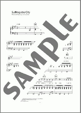 Suffragette City(David Bowie) 楽譜 その他 ダウンロード
