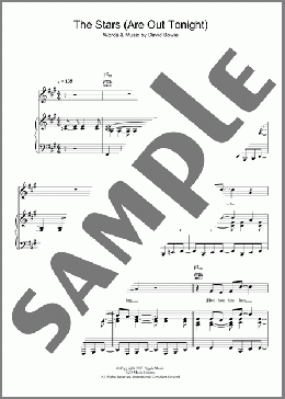 The Stars (Are Out Tonight)(David Bowie) 楽譜 その他 ダウンロード