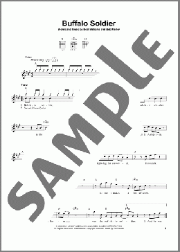 Buffalo Soldier(Bob Marley) 楽譜 メロディ ダウンロード