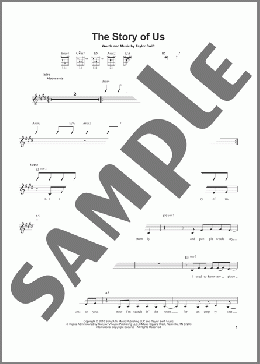The Story Of Us(Taylor Swift) 楽譜 メロディ ダウンロード