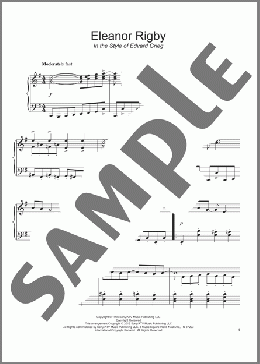 Eleanor Rigby (in the style of Edvard Grieg)(The Beatles) 楽譜 ピアノ（ソロ） ダウンロード