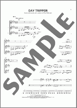 Day Tripper(The Beatles) 楽譜 ギターアンサンブル ダウンロード