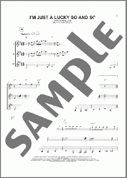 I'm Just A Lucky So And So(Duke Ellington) 楽譜 ギターアンサンブル ダウンロード