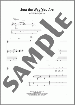 Just The Way You Are(Billy Joel) 楽譜 ギター（その他） ダウンロード