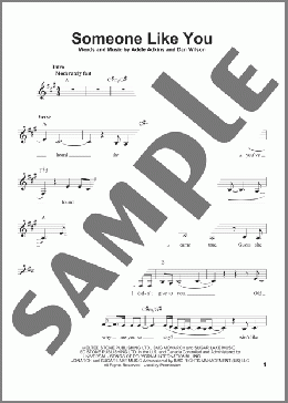 Someone Like You(Adele) 楽譜 その他 ダウンロード
