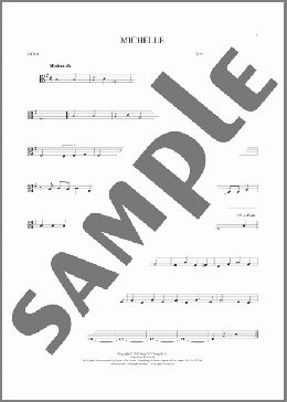 Michelle(The Beatles) 楽譜 その他 ダウンロード