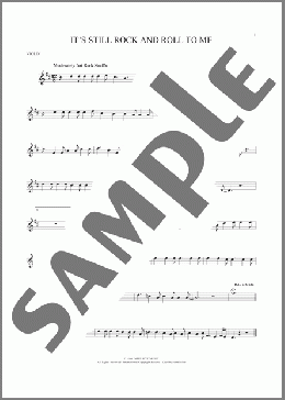 It's Still Rock And Roll To Me(Billy Joel) 楽譜 バイオリン ダウンロード