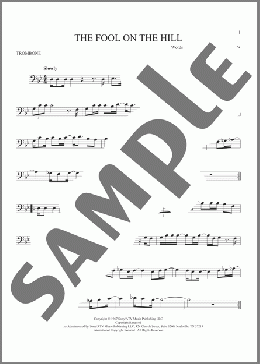 The Fool On The Hill(The Beatles) 楽譜 トロンボーン（ソロ） ダウンロード