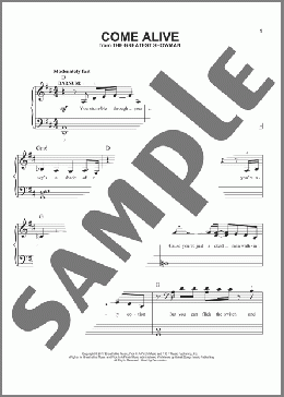 Come Alive (from The Greatest Showman)(Pasek & Paul) 楽譜 ピアノ（ソロ） ダウンロード