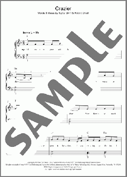 Crazier(Taylor Swift) 楽譜 ピアノ（ソロ） ダウンロード
