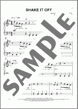 Shake It Off (arr. Phillip Keveren)(Taylor Swift) 楽譜 ピアノ（ソロ） ダウンロード