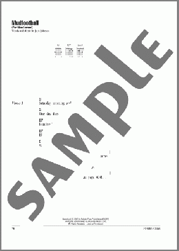Mudfootball (For Moe Lerner)(Jack Johnson) 楽譜 ギター（コード） ダウンロード