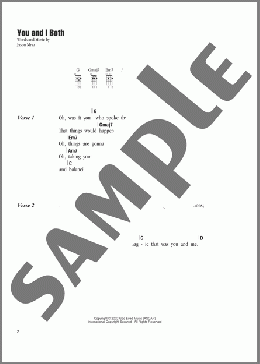 You and I Both(Jason Mraz) 楽譜 ウクレレ（コード譜） ダウンロード