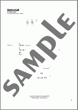 Mudfootball (For Moe Lerner)(Jack Johnson) 楽譜 ウクレレ（コード譜） ダウンロード