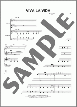 Viva La Vida(Coldplay) 楽譜 ピアノ（連弾） ダウンロード