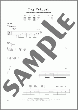Day Tripper(The Beatles) 楽譜 ギターリード ダウンロード