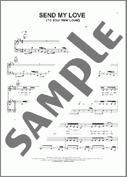 Send My Love (To Your New Lover)(Adele) 楽譜 ピアノ & ボーカル & ギター ダウンロード