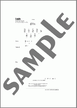 Layla(Eric Clapton/Derek And The Dominos) 楽譜 ウクレレ（弾き語り） ダウンロード