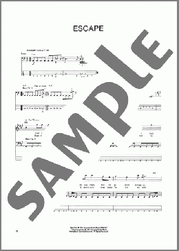 Escape(Metallica) 楽譜 ベース ダウンロード