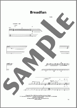 Breadfan(Metallica) 楽譜 ベース ダウンロード