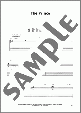 The Prince(Metallica) 楽譜 ギター（ソロ） ダウンロード