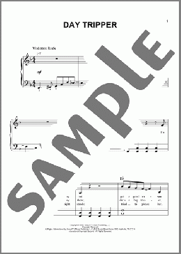 Day Tripper(The Beatles) 楽譜 その他 ダウンロード