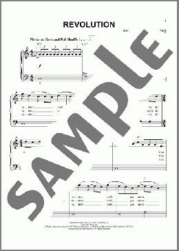 Revolution(The Beatles) 楽譜 その他 ダウンロード