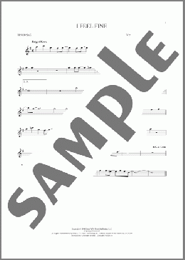 I Feel Fine(The Beatles) 楽譜 テナーサックス（ソロ） ダウンロード