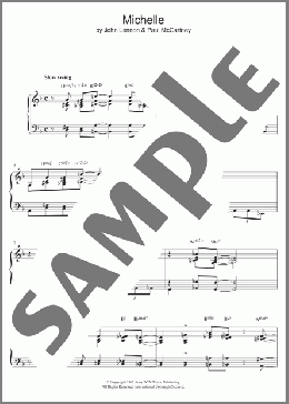 Michelle (Jazz version)(The Beatles) 楽譜 ピアノ（ソロ） ダウンロード
