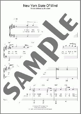 New York State Of Mind(Billy Joel) 楽譜 ピアノ（ソロ） ダウンロード