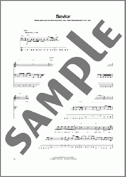 Savior(Red Hot Chili Peppers) 楽譜 ベース ダウンロード