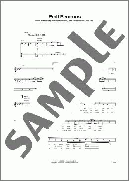 Emit Remmus(Red Hot Chili Peppers) 楽譜 ベース ダウンロード