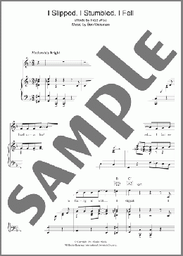 I Slipped, I Stumbled, I Fell(Elvis Presley) 楽譜 その他 ダウンロード