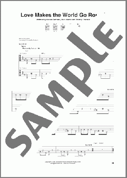Love Makes The World Go Round(Santana) 楽譜 ギター（その他） ダウンロード