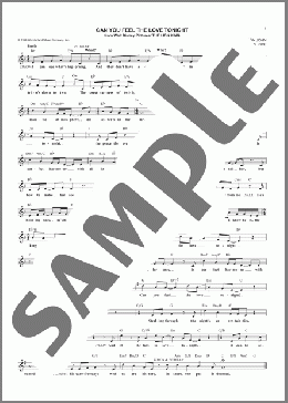 Can You Feel The Love Tonight (from The Lion King)(Elton John) 楽譜 その他 ダウンロード