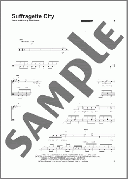 Suffragette City(David Bowie) 楽譜 その他 ダウンロード