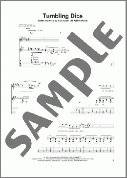 Tumbling Dice(The Rolling Stones) 楽譜 ギタースコア ダウンロード