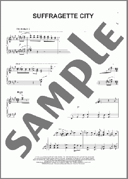 Suffragette City(David Bowie) 楽譜 ピアノ（ソロ） ダウンロード