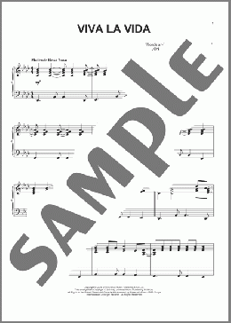 Viva La Vida(Coldplay) 楽譜 ピアノ（ソロ） ダウンロード