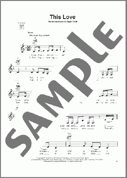This Love(Taylor Swift) 楽譜 ウクレレ（弾き語り） ダウンロード
