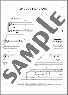 Wildest Dreams(Taylor Swift) 楽譜 ピアノ（ソロ） ダウンロード