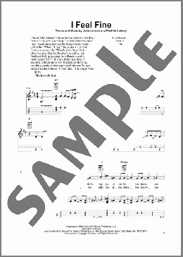 I Feel Fine(The Beatles/Fred Sokolow) 楽譜 その他 ダウンロード