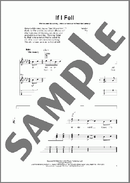 If I Fell(The Beatles/Fred Sokolow) 楽譜 その他 ダウンロード