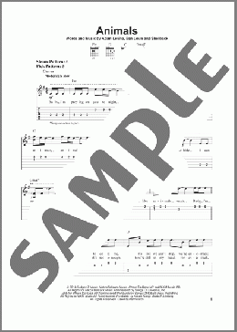 Animals(Maroon 5) 楽譜 ギター（ソロ） ダウンロード