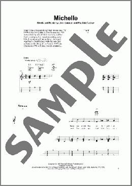 Michelle(The Beatles/Fred Sokolow) 楽譜 その他 ダウンロード